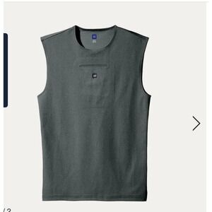 Yeezy Gap YZY‎ Balenciaga Second Skin Sleeveless Tank Top Shirt Dark Grey XL